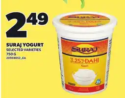 Loblaws SURAJ YOGURT offer