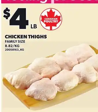 Loblaws CHICKEN THIGHS offer