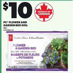 Loblaws PC FLOWER AND GARDEN BED SOIL offer