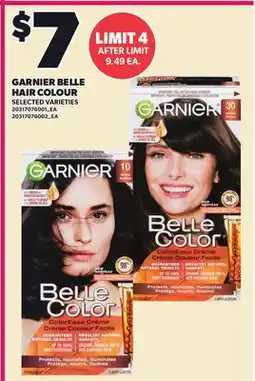 Loblaws GARNIER BELLE HAIR COLOUR offer