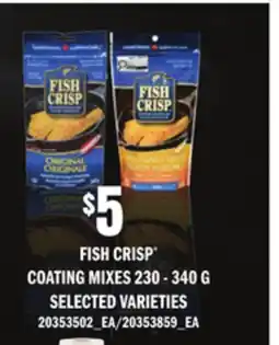 Loblaws FISH CRISP COATING MIXES offer