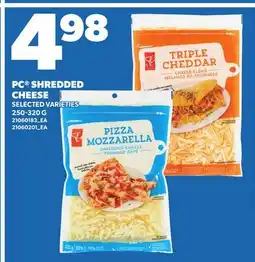 Loblaws PC SHREDDED CHEESE offer