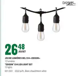 BMR JEU DE LUMIÈRES DEL S14  EDISON  offer