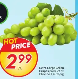 Sobeys Extra Large Green Grapes offer