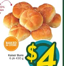 Sobeys Kaiser Buns offer