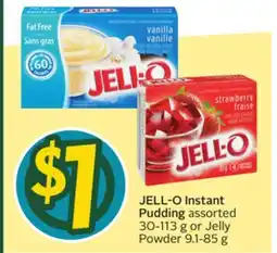 Sobeys Instant Pudding assorted 30-113 g or Jelly Powder 9.1-85 g offer