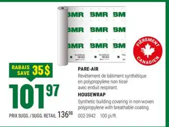 BMR PARE-AIR offer