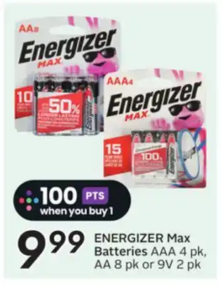 Sobeys Max Batteries offer