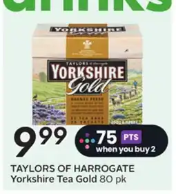 Sobeys Yorkshire Tea Gold offer