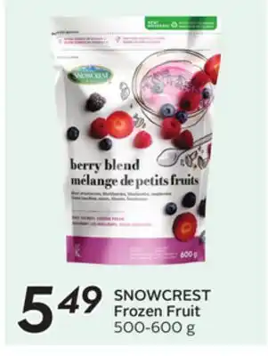 Sobeys SNOWCREST Frozen Fruit offer