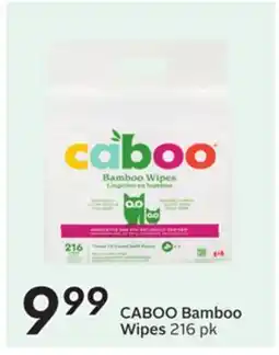 Sobeys CABOO Bamboo Wipes offer