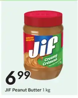 Sobeys JIF Peanut Butter offer
