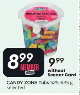Sobeys CANDY ZONE Tubs offer