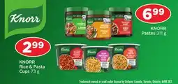 Sobeys KNORR Rice & Pasta Cups offer