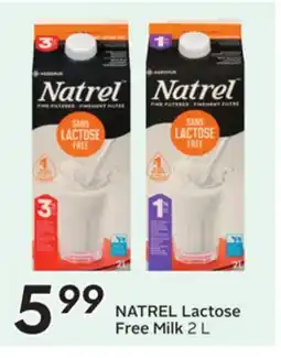 Sobeys NATREL Lactose Free Milk offer