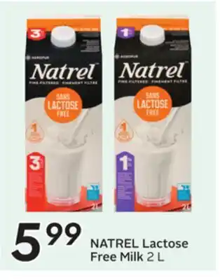Sobeys NATREL Lactose Free Milk offer