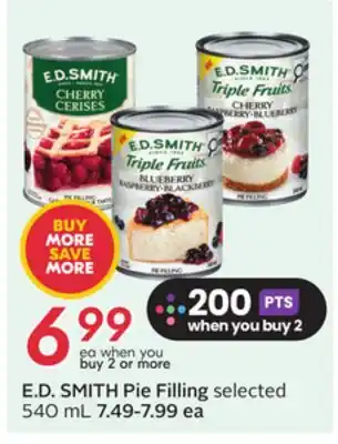 Sobeys Pie Filling offer