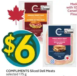 Sobeys COMPLIMENTS Sliced Deli Meats offer