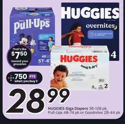 Sobeys HUGGIES Giga Diapers offer
