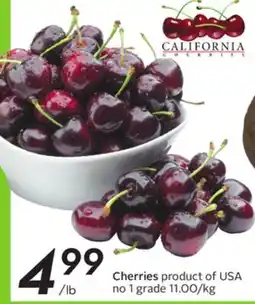 Sobeys Cherries offer