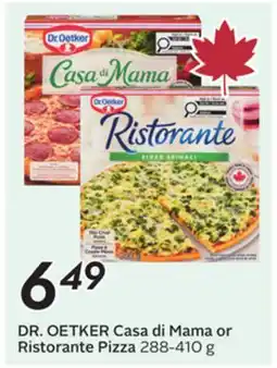 Sobeys DR. OETKER Casa di Mama or Ristorante Pizza offer