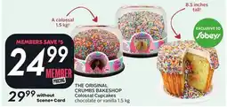 Sobeys THE ORIGINAL CRUMBS BAKESHOP Colossal Cupcakes offer