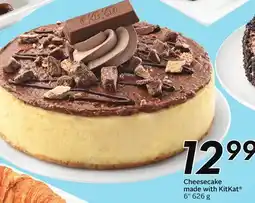 Sobeys Cheesecake made with KitKat offer
