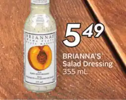 Sobeys BRIANNA'S Salad Dressing offer