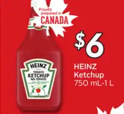 Sobeys HEINZ Ketchup offer