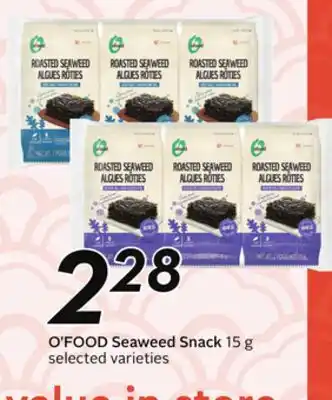 Sobeys Seaweed Snack offer