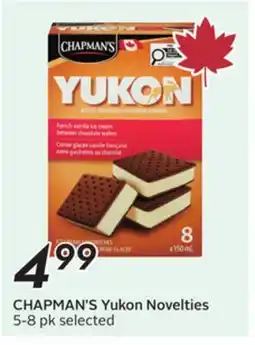 Sobeys CHAPMAN'S Yukon Novelties offer