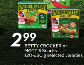Sobeys Snacks offer
