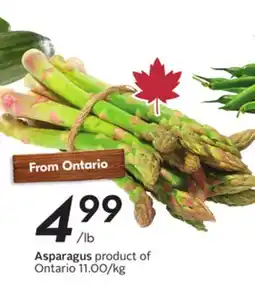 Sobeys Asparagus offer