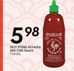 Sobeys HUY FONG Sriracha Hot Chili Sauce offer