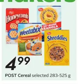Sobeys POST Cereal offer