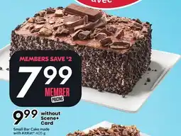 Sobeys Small Bar Cake made with KitKat offer