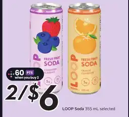 Sobeys LOOP Soda offer