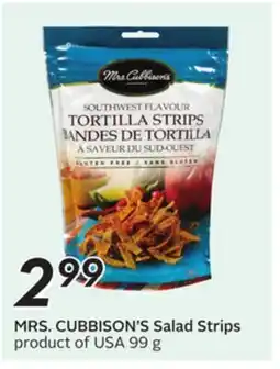 Sobeys MRS. CUBBISON'S Salad Strips offer