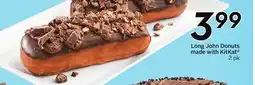 Sobeys Long John Donuts made with KitKat offer
