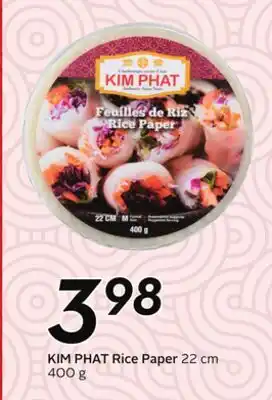 Sobeys Rice Paper offer