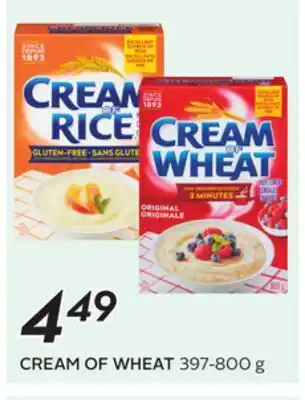 Sobeys CREAM OF WHEAT offer