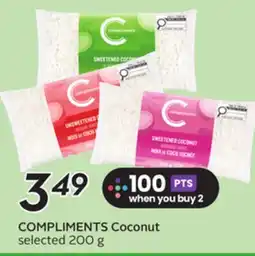 Sobeys COMPLIMENTS Coconut offer