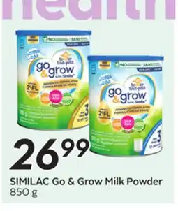 Sobeys SIMILAC Go & Grow Milk Powder offer