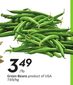 Sobeys Green Beans offer