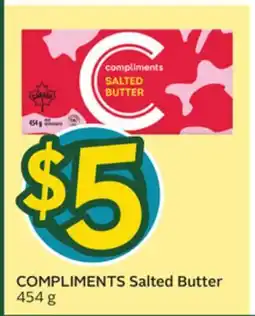 Sobeys COMPLIMENTS Salted Butter offer