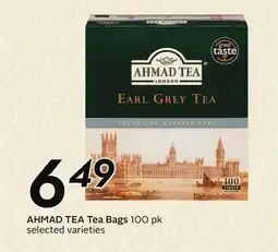 Sobeys AHMAD TEA Tea Bags offer