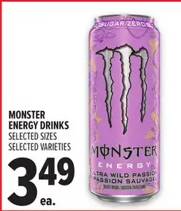 Metro MONSTER ENERGY DRINKS offer