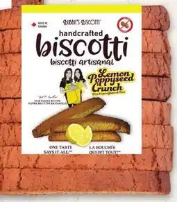 Metro BUBBIE'S BISCOTTI offer