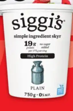 Metro SIGGI'S OR IÖGO MULTI YOGOURT offer
