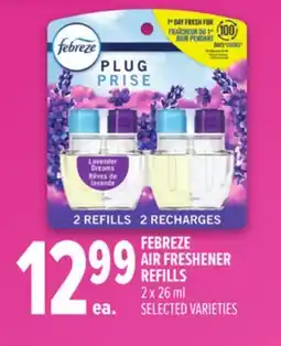 Metro FEBREZE AIR FRESHENER REFILLS offer